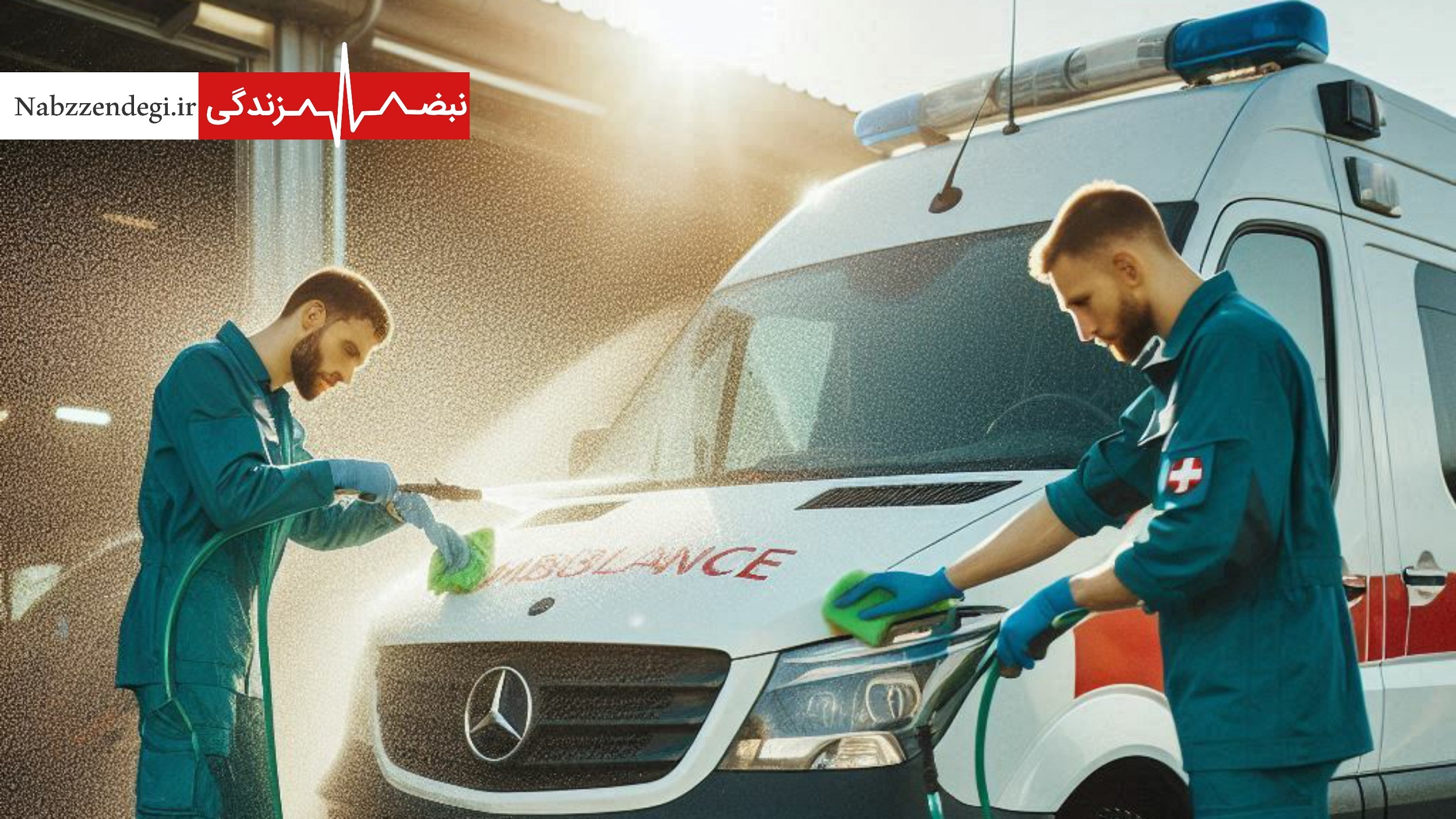 شستشوی آمبولانس توسط مزاحمان تلفنی