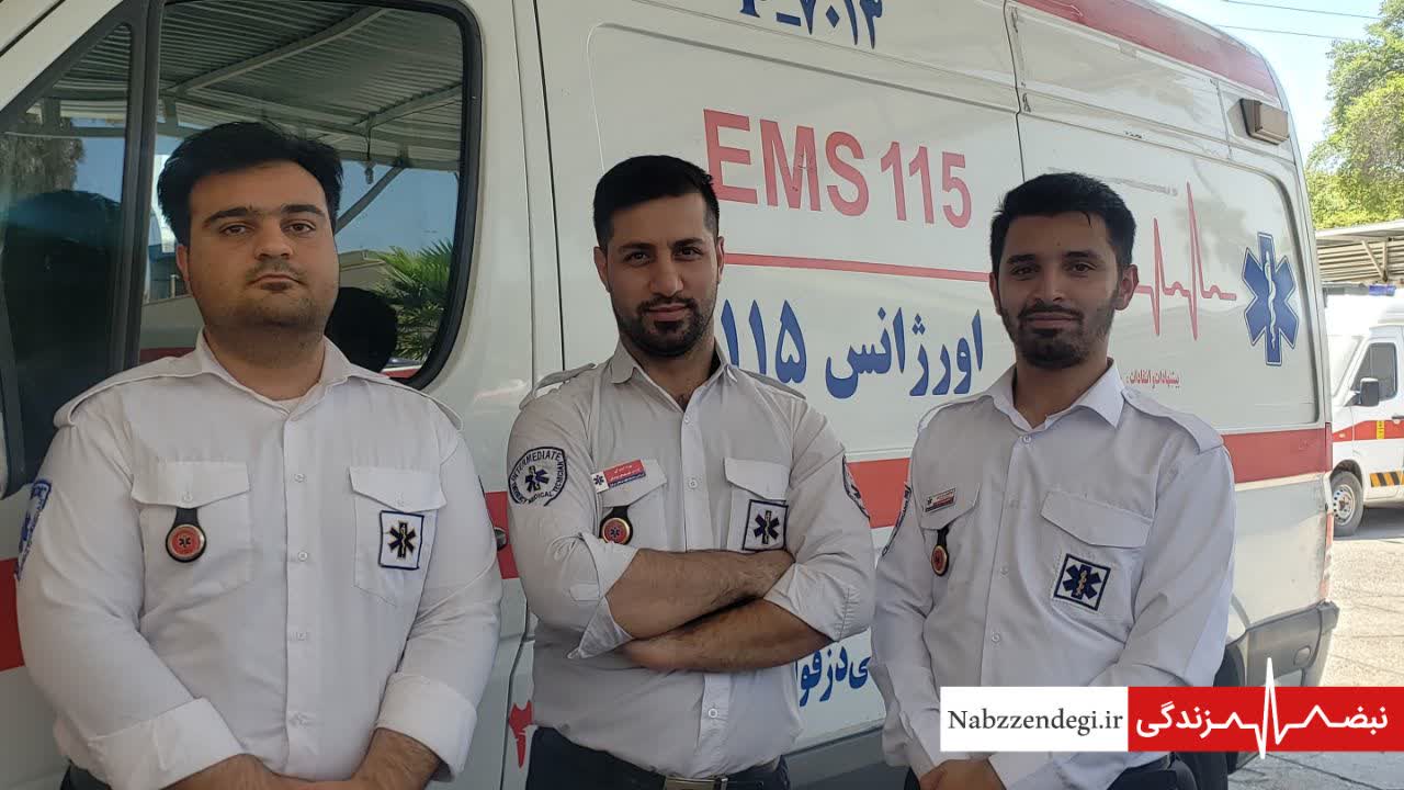سه تن از پرسنل اورژانس دزفول