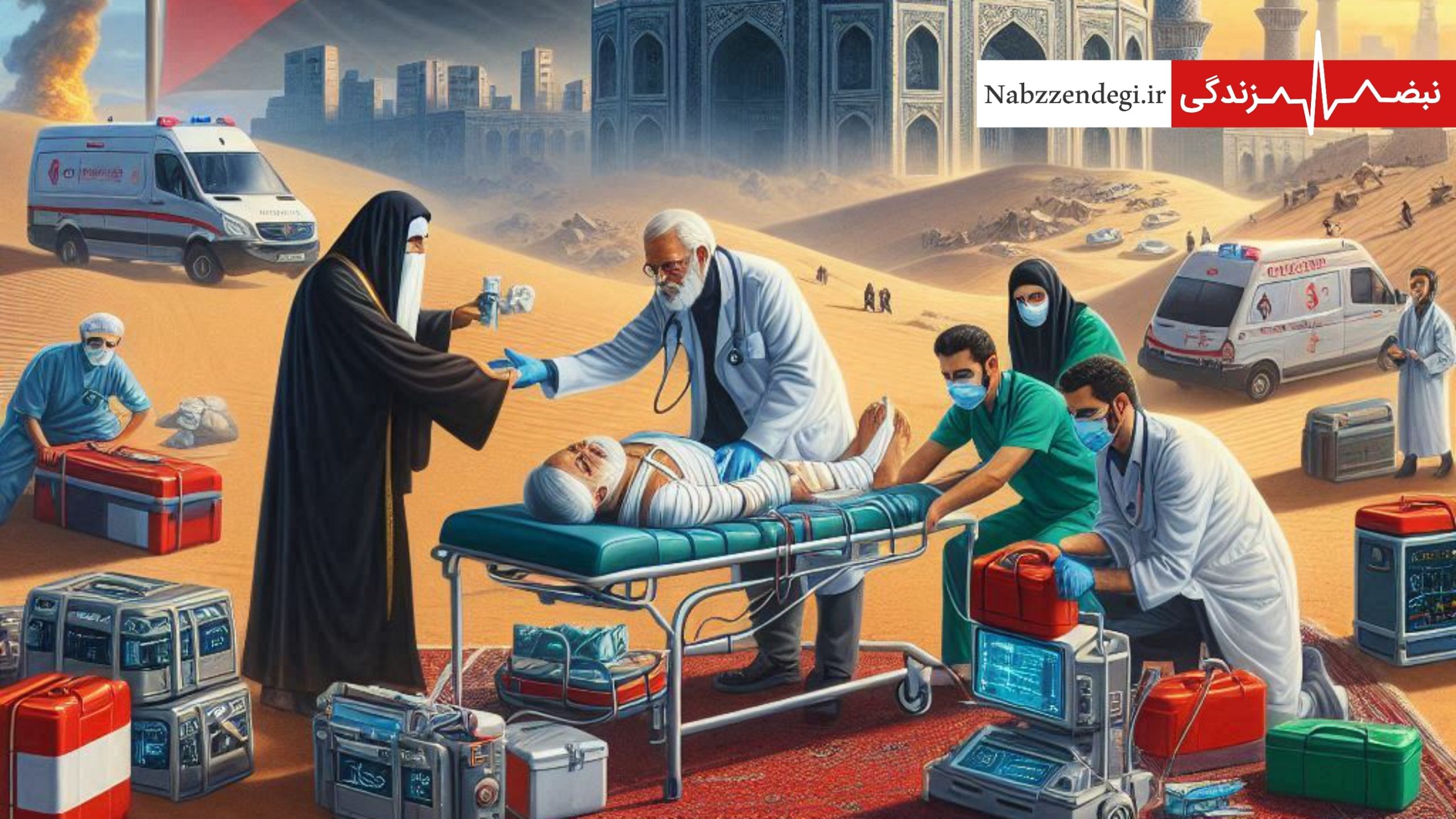 کادر درمان ایران برای امدادرسانی به مردم غزه